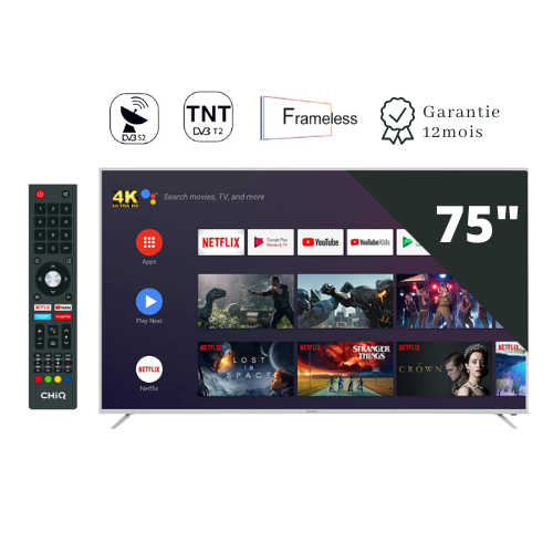 CHiQ LED Android TV 75'' 4K 
